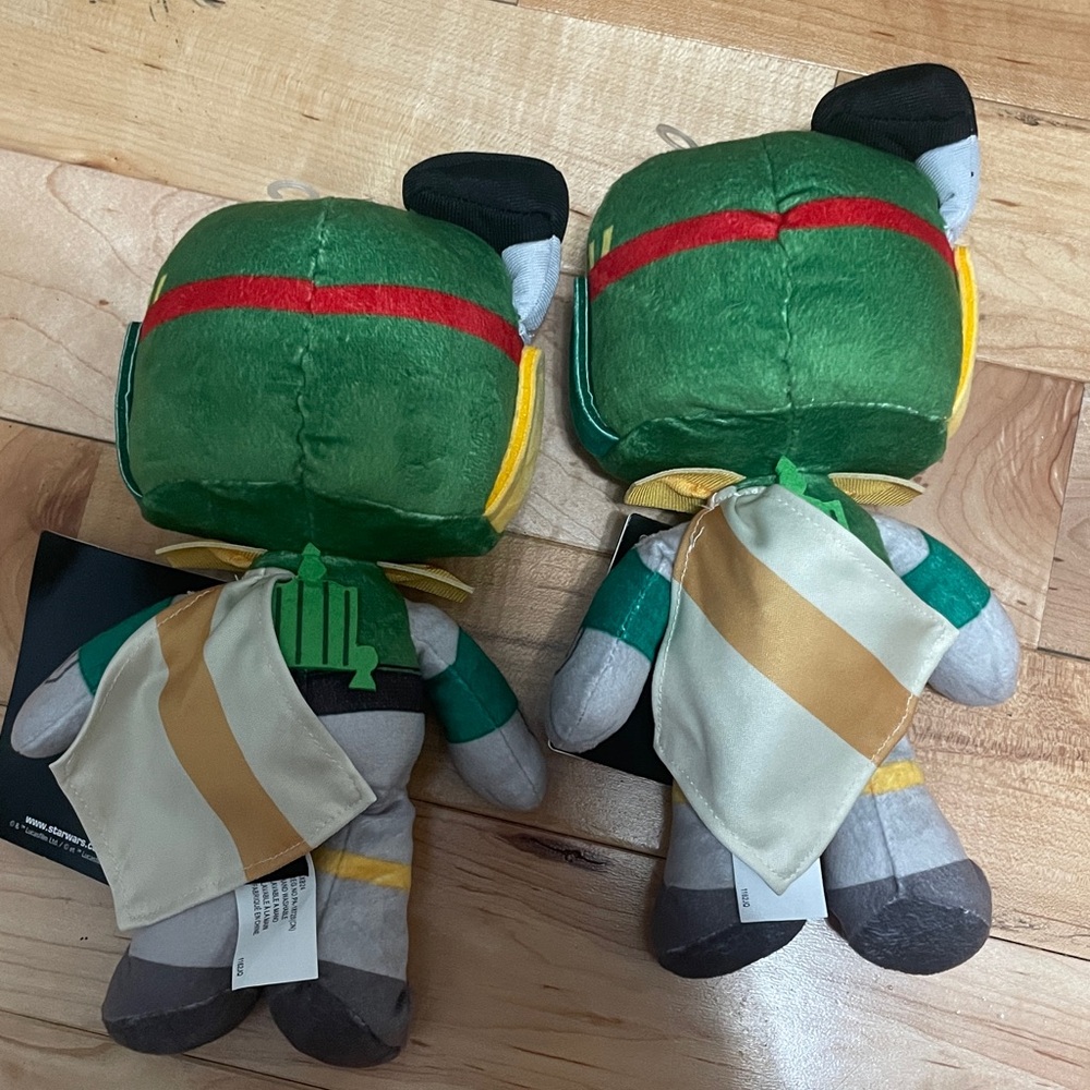 Star Wars Boba Fett plush toys, sold as set of TWO, NWT - Picture 2 of 4
